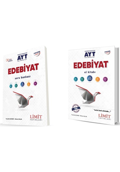 Limit Ayt Edebiyat Soru Bankası + El Kitabı Seti 2 Kitap 2024