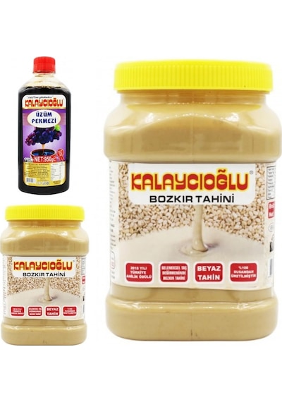 Kalaycıoğlu Bozkır Beyaz Tahin 2 x 935 G + Üzüm Pekmezi 950 G