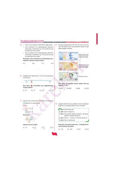 Karekök Müfredat 8. Sınıf Lgs Matematik Soru Bankası