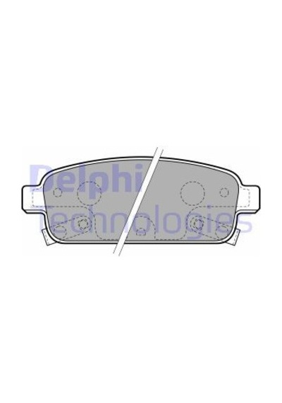 Chevrolet Aveo 1.4 2011-2013 Delphi Arka Balata Netpar25096