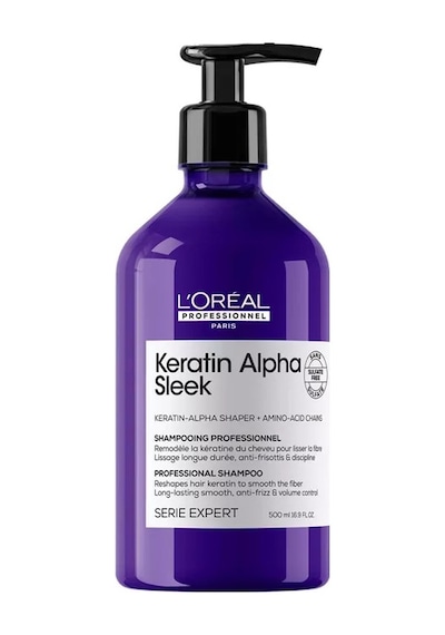 Loreal Keratin Alpha Sleek Elektriklenme Önleyici Ve Pürüzsüzleştirici Sülfatsız Şampuan 500 Ml