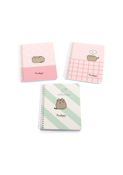 Keskin Color Bloknot Spiralli Pusheen A6 80 Yp Çizgili 140400-10