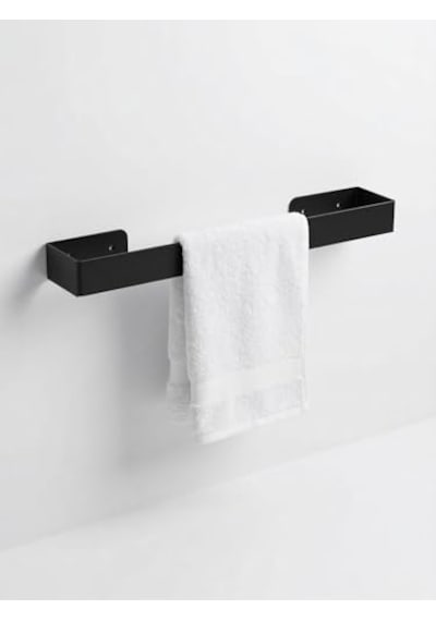 40 Cm Yapışkanlı Havlu Askısı Metal Havluluk Delmeden Montaj Banyo Havlu Askılığı Mutfak Havlu Tutucu Lavabo Ya Diğer