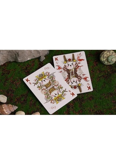 Room One Samurai Otter Hono Edition Standard Red Premium Oyun Kağıdı İskambil Kartları Destesi