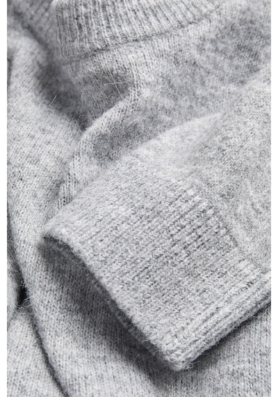 Jack & Jones Jxevi Crew Neck Knit Kadın Kazak Gri