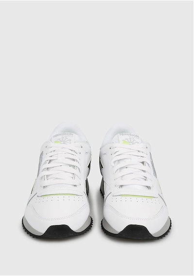 Reebok 100032767 Classıc Leather Rıpple Günlük Spor Ayakkabı Beyaz Yeşil Beyaz - Yeşil