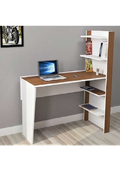 Mydesign Raflı Çalişma Masası Kiraz Amerikan Kiraz