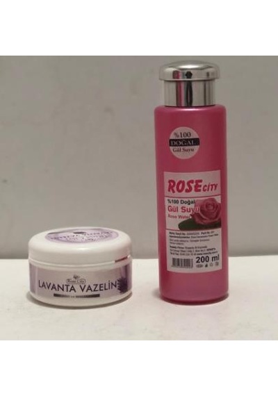 Rose City Doğal Gül Suyu 200 ML + Rose City Lavanta Özlü Vazelin 75 ML