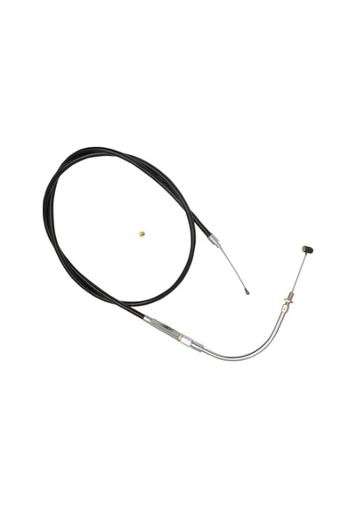 Harley Davidson Uyumlu Classic Black Throttle Cable 90 ° Black Vinyl 46