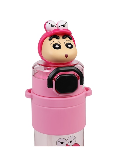 Vagonlife Crayon Shinchan Tritan Pipetli Matara 650 Ml - Pembestandart Pembe