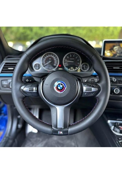 Bmw F30  Nappa Araca Özel Dikmeli Direksiyon Kılıfı