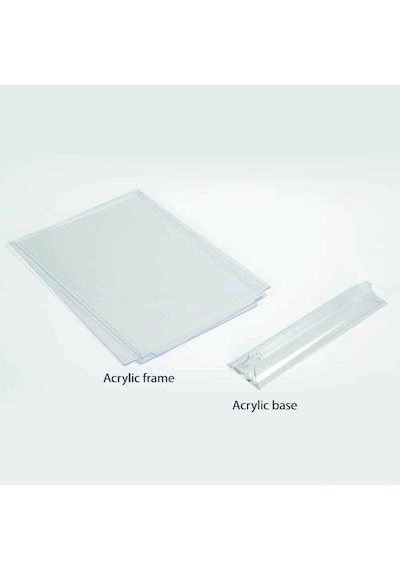 Upright A5 Masaüstü Şeffaf Föylük Broşürlük Fiyatlık 50li Paket