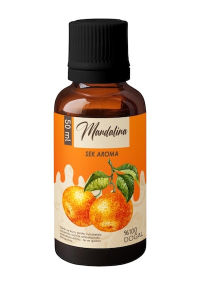 Sek Aroma Hazır Karışım Bodrum Mandalinası Kiti - Hazır Karışım Bodrum Mandalinası Aroması 50 ML - 5 L Uyumlu