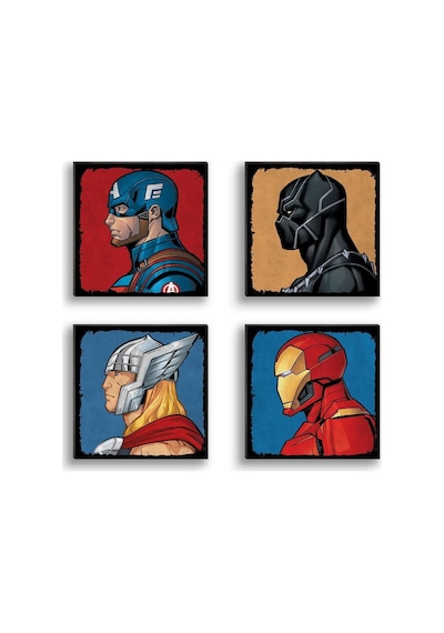 Marvel Yenilmezler 4'lü Tablo - 711990836 Diğer