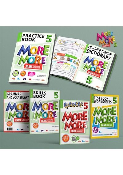 Kurmay 5.sınıf More&more Pratıce Book Seti + Test Book Worksheets