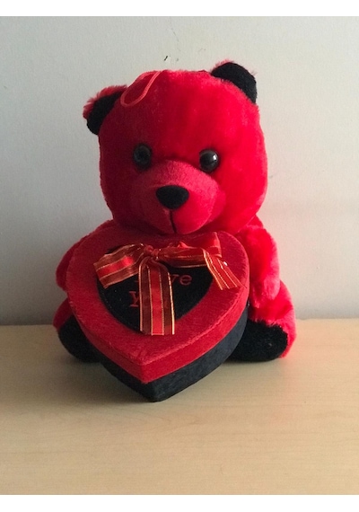 Kalpli Kutulu Peluş Ayı