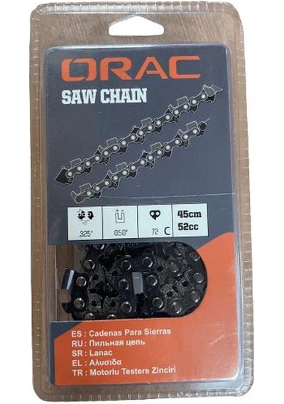 Orac 3,25/36 Diş Paket Zincir Köşeli