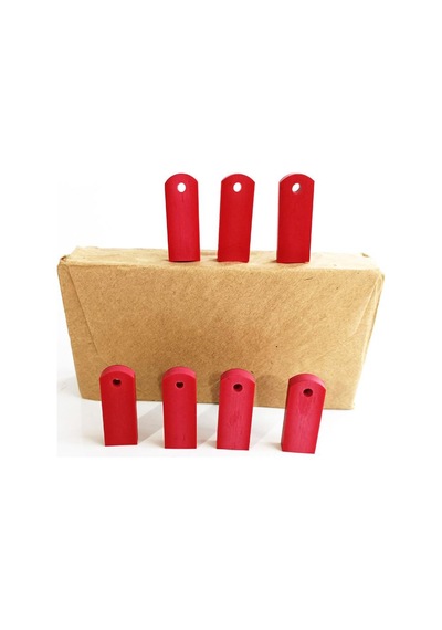 Mühür Kauçuk Alaşım Kırmızı Jiklet Kaşe 6mmx15mmx40mm