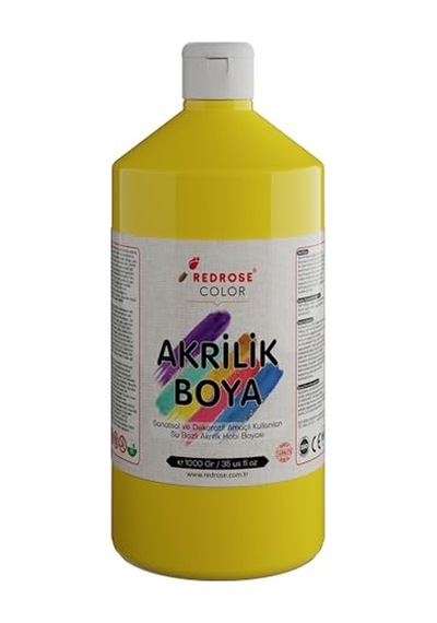 Sarı Akrilik Boya 1000 Gr 0,15 L