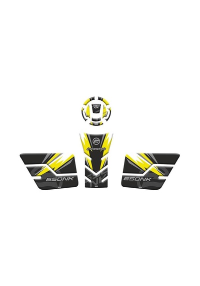 Cf Moto 650 Nk 2022 - 2024 Uyumlu Tank Pad Set 003 Çok Renkli