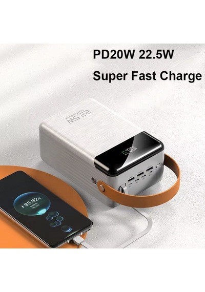 P08-80000mah Taşınabilir Powerbank-1492 BEYAZ