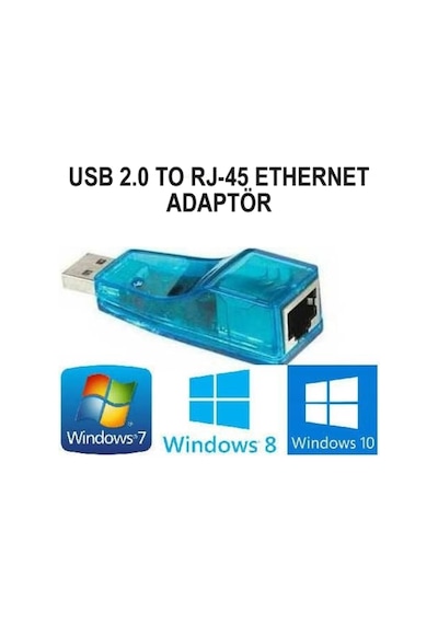 Usb Ethernet Adaptör Internet Çevirici Dönüştürücü (510111629)