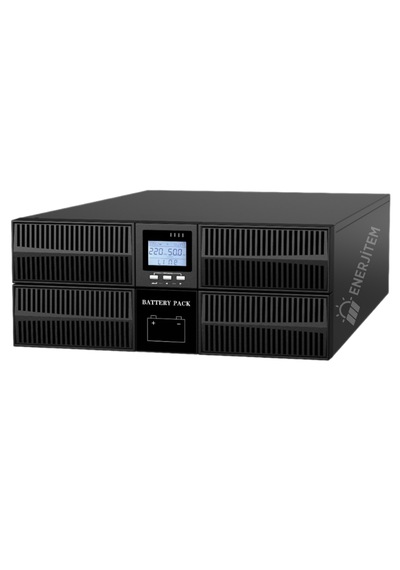 Enerjitem 3 Kva 2x7ah Rack Mount 6/14dk Onlıne Ups