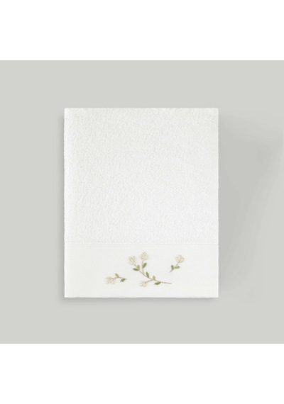 Linens Lunara Bambu 50x85 Cm Yüz Havlusu Beyaz Beyaz