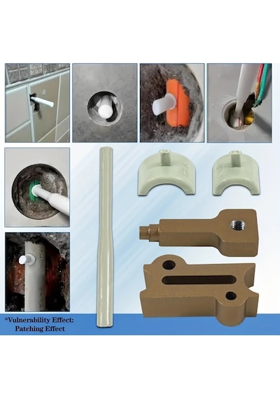 Cloudstore Pipe Leak Repair Clamp 8 Parça Ppr Pe Boru Tamir Seti Conta Çubuk Acil Su Kaçağı