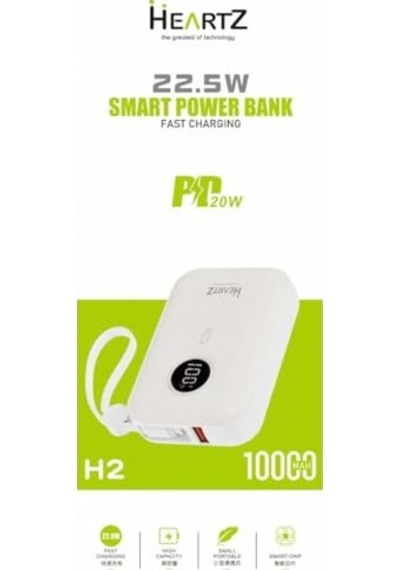10000 Mh Pd 20w Ve Usb 22.5w Fast Hızlı Şarj Dahili Type C Ve Lightning Kablolu Dünya Standartlarına Uygun Polymer