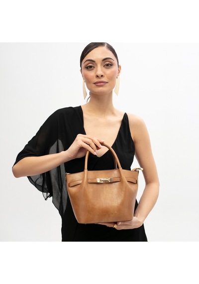 Sisley Camel Omuz Çantası Kadın Sly 426 Sısley