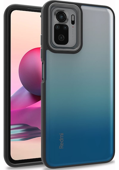 Redmi Note 10s Kılıf Tchs Flora Kapak - Yeşil Yeşil