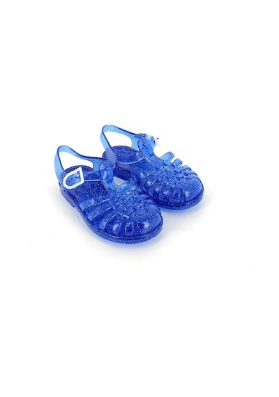 Meduse Sun Cobalt Paillete - Lacivert Simli Çocuk Sandalet