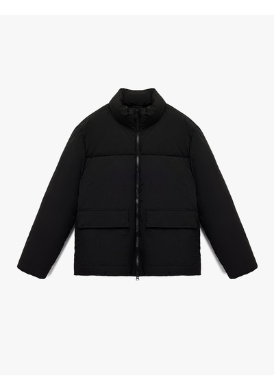 Koton Uzun Kollu Kapaklı Cep Detaylı Fermuarlı Slim Fit Dik Yaka Kışlık Şişme Mont Siyah 6wam20125hw Siyah Koton Uzun Kollu Kapaklı Cep Detaylı Fermuarlı Slim Fit Dik Yaka Kışlık Şişme Mont Siyah 6wam20125hw Siyah
