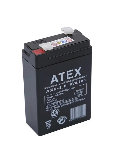Ers Atex Ax6-2.8 6v 2.8ah Akü