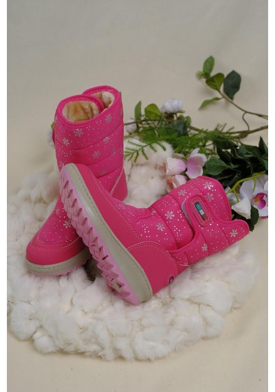 Oksit Dulcie Cırtlı Termal İçi Kürklü Unisex Çocuk Kar Botu 001