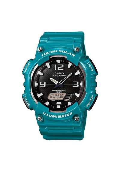 Casio Aq-s810wc Mavi Silikon Orijinal Saat Kordonu Çok Renkli