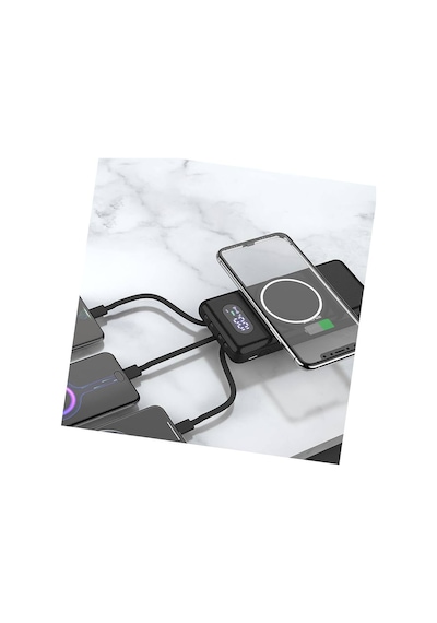 10.000 Mah Taşınabilir Hızlı Şarj Aleti/wireless Powerbank W01 Evimdeyokyok