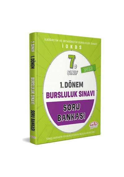 7. Sınıf 1. Dönem Bursluluk Sınavı Soru Bankası