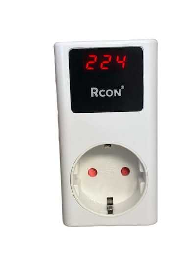 Akım Korumalı Priz Rcon Rcv02 Tekli Ayarlanabilir