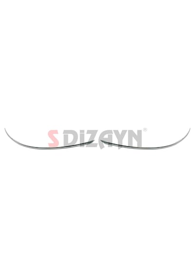 S-Dizayn Renault Megane Uyumlu 4 Krom Ayna Alt Çıtası 2 Parça 2016 Üzeri