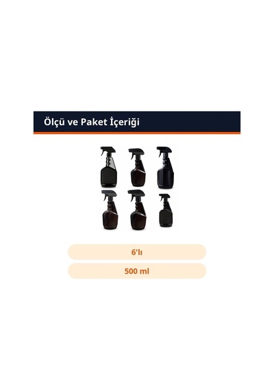 Trobus 6'lı Oto Bakım Seti Hızlı Cila Spreyi 500 Ml Torpido Jant Döşeme Motor Lastik Parlatıcı