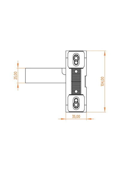 CNC ECC 103-60-25 CNC ÇUBUK ÇEKTİRME (25x25)