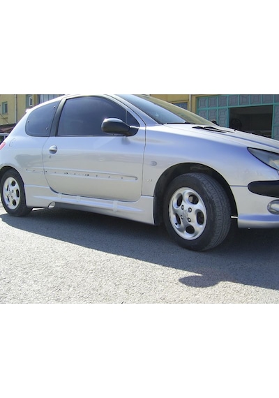 Peugeot 206 Tek Kapı Marşpiyel Takımı---Fibersan Tuning
