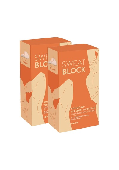 Sweat Block Koltuk Altı Ter Pedi Ter Emici Yapraklar 2'li Set Sku: Smg8690010419620