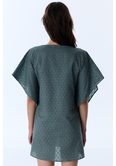 Penti Koyu Yeşil Neri Kaftan K.yesıl
