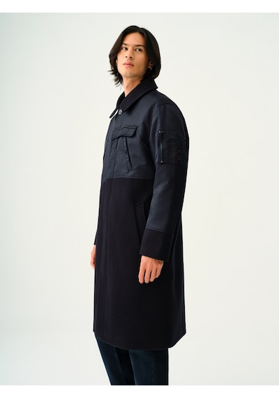 Regular Fit Erkek Kaban Lacivert