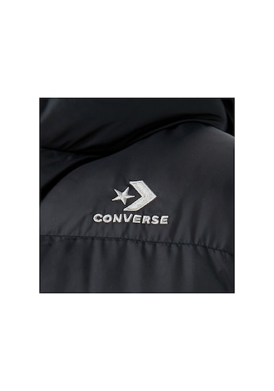 Converse Classic Erkek Kapüşonlu Siyah Şişme Mont 001-siyah