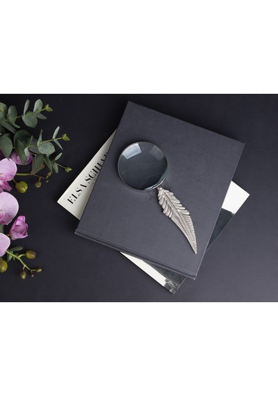 Leaf Büyüteç Obje 25 Cm 1 Adet