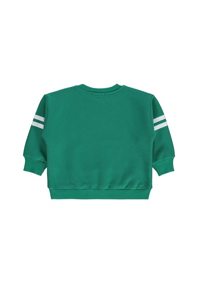 Civil Boys Cool Dude Baskı/nakışlı 2-5 Yaş Sweatshirt - Yeşil Benetton